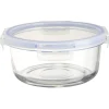 Gifi Boîte de conservation ronde en verre 1000 ml New