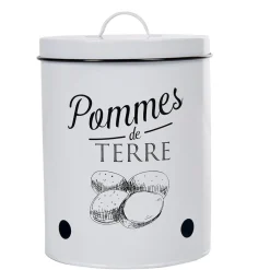 Gifi Boîte de conservation vintage en métal pour pommes de terre Best