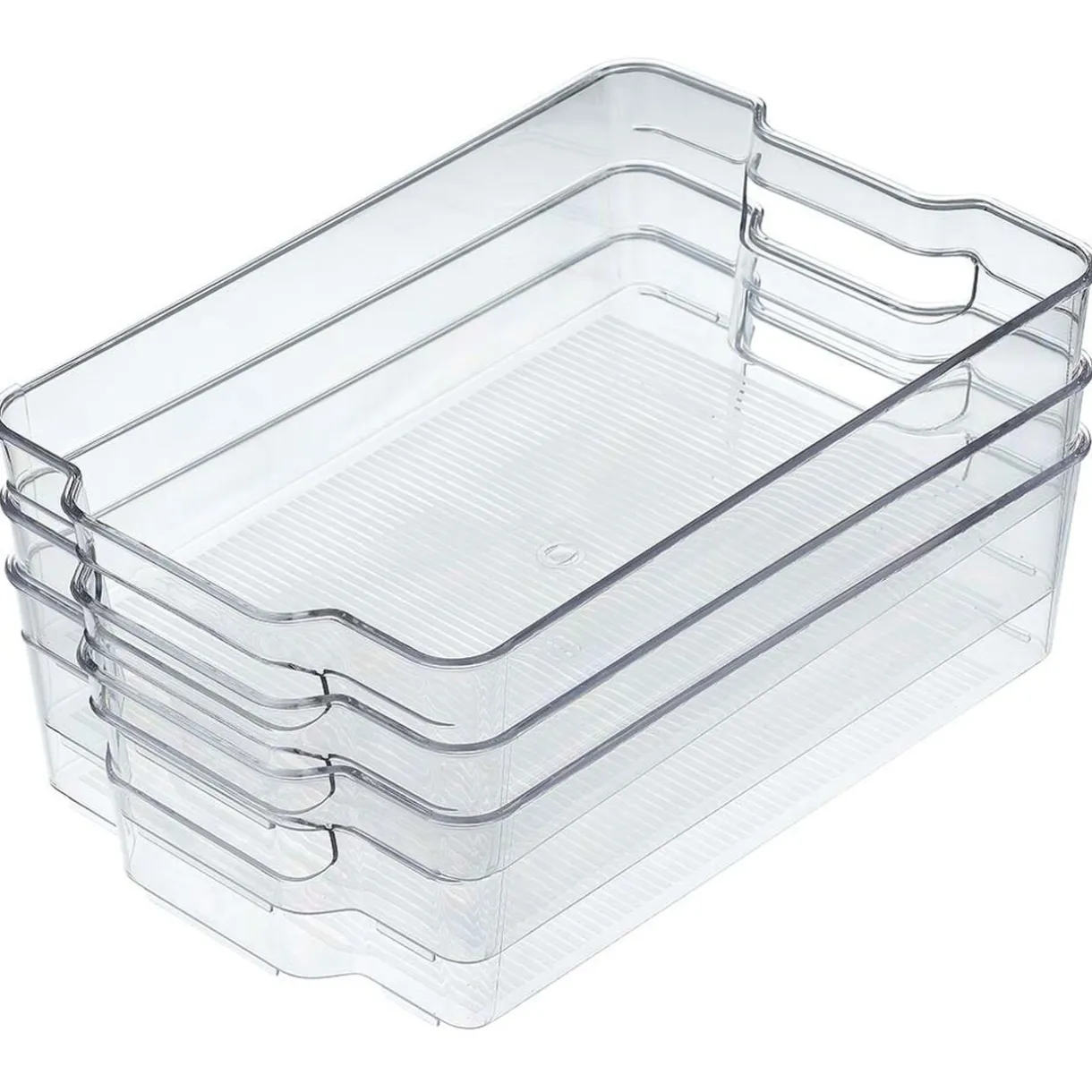 Gifi Boîte de rangement transparente pour réfrigérateur x3 Discount