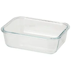 Gifi Boîte en verre et bambou 1 L Discount
