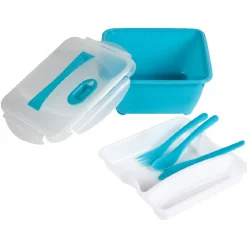 Gifi Boîte Lunch box compartimenté avec couvert