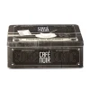 Gifi Boîte rectangulaire en métal design café noir Clearance