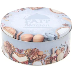 Gifi Boîte ronde en métal pour gâteaux de Noël Online