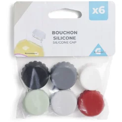 Gifi Bouchon de bouteille en silicone x6 Sale