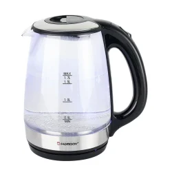 Gifi Bouilloire en verre Homday électrique à LED bleu 1,7L Best