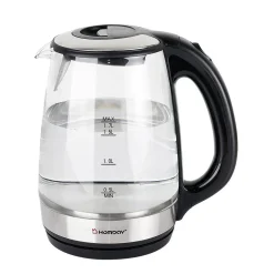 Gifi Bouilloire en verre Homday électrique à LED bleu 1,7L Best