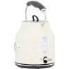 Gifi Bouilloire rétro indicateur température blanc crème 1,7 L Best