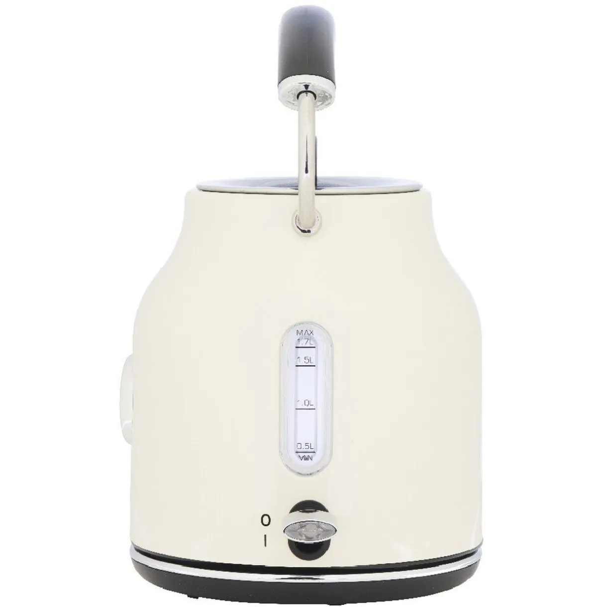 Gifi Bouilloire rétro indicateur température blanc crème 1,7 L Best