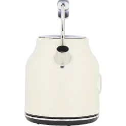 Gifi Bouilloire rétro indicateur température blanc crème 1,7 L Best