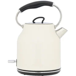 Gifi Bouilloire rétro indicateur température blanc crème 1,7 L Best