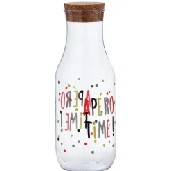 Gifi Bouteille apéro time + bouchon liège