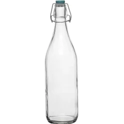 Gifi Bouteille en verre et bouchon coloré