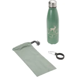 Gifi Bouteille isotherme inox avec housse et mousqueton 480 ml Discount