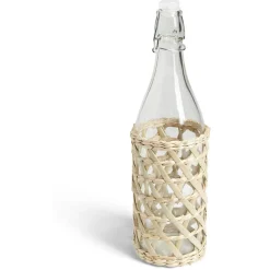 Gifi Bouteille limonade 1L verre et raphia Ø8,5xH32cm Sale