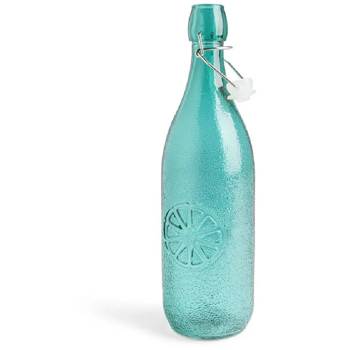 Gifi Bouteille limonade 1L verre vert Ø8,5xH32cm Online