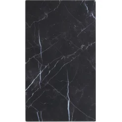 Gifi Cache plaque de cuisson en verre noir effet marbre 52x30cm Online