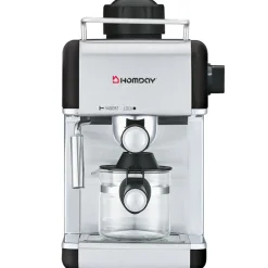 Gifi Cafetière expresso Homday noire pour café moulu 800 W