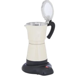 Gifi Cafetière italienne électrique Homday rétro beige Online