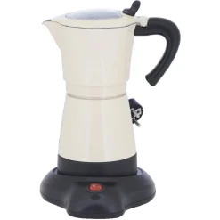 Gifi Cafetière italienne électrique Homday rétro beige Online