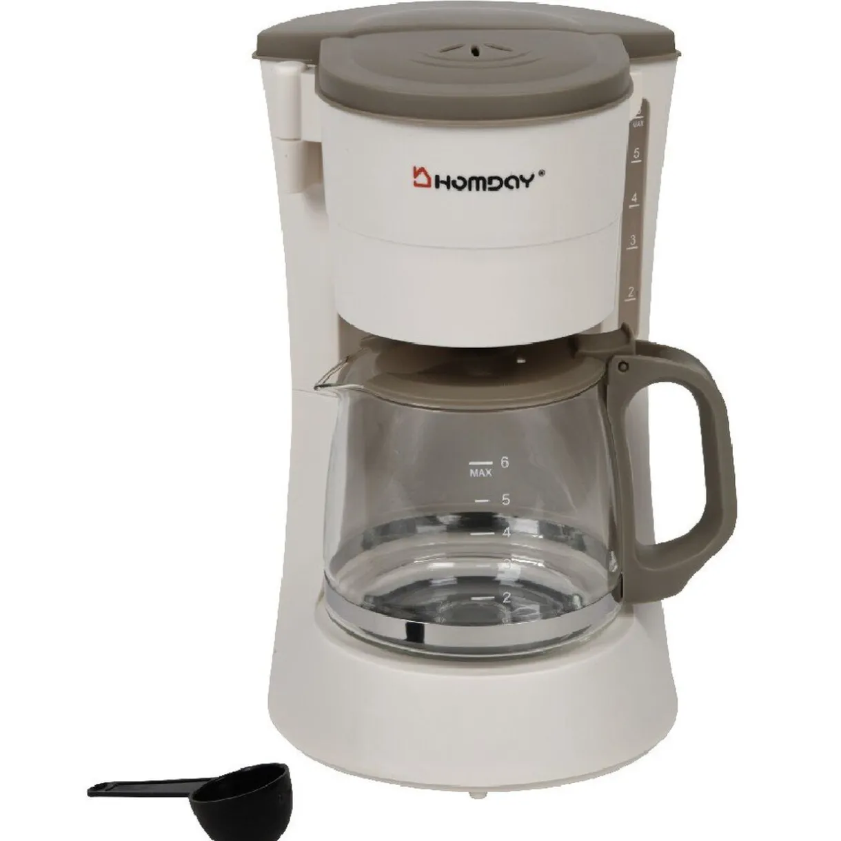 Gifi Cafetière électrique Homday blanche taupe Discount