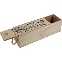 Gifi Caisse en bois pour bouteille de vin design naturel Hot