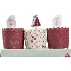 Gifi Caissette à gâteau avec décoration x18 Best