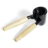 Gifi Casse-noix et décapsuleur 2-en-1 en aluminium avec manche en bois Best
