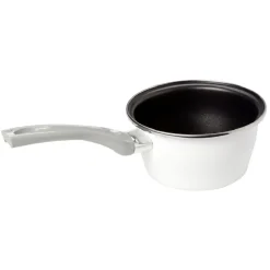 Gifi Casserole acier émaillé noir et blanc Ø 16 cm Sale
