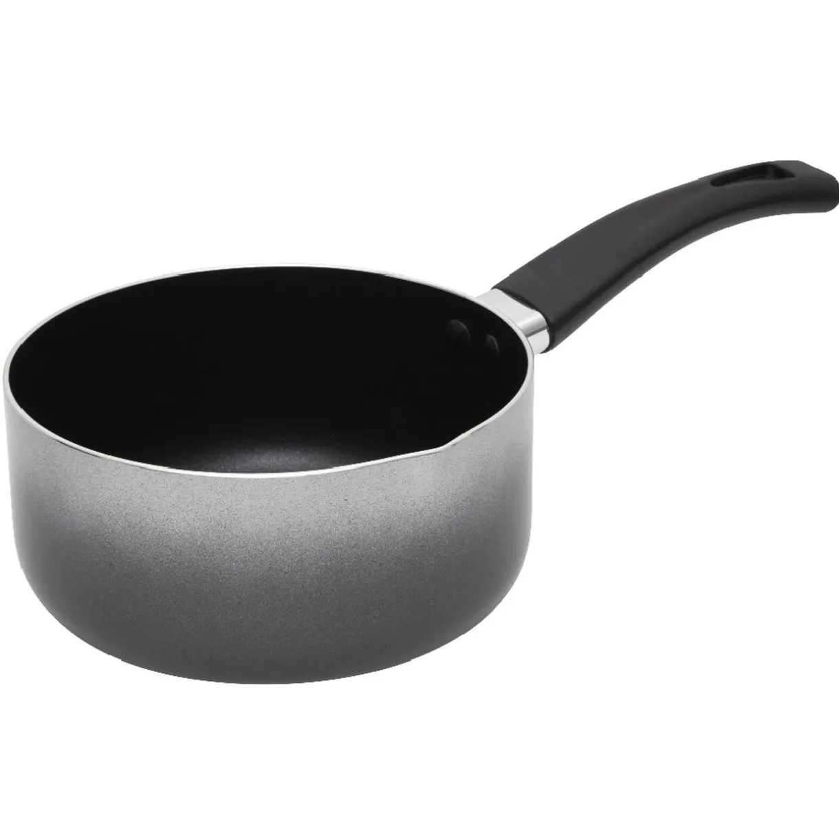 Gifi Casserole aluminium anti adhérente grise Ø 20