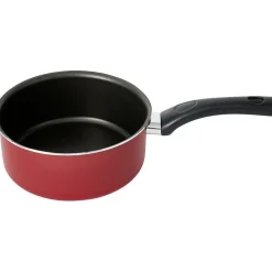 Gifi Casserole aluminium antiadhésive noir et rouge Ø 18 cm Sale