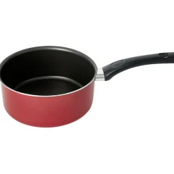 Gifi Casserole aluminium antiadhésive noir et rouge Ø 20 cm New