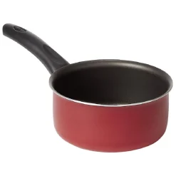 Gifi Casserole aluminium antiadhésive noir et rouge Ø16xH7,5cm Sale