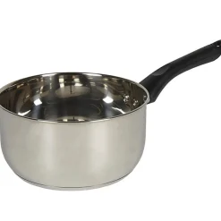 Gifi Casserole anti adhésive inox poignée noire New