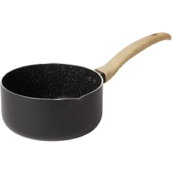 Gifi Casserole antiadhérente poignée soft touch beige et noir Ø18cm Discount