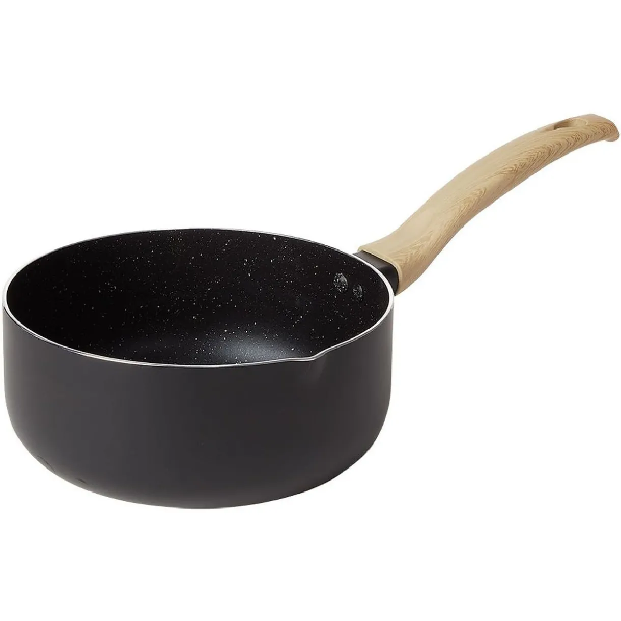 Gifi Casserole antiadhérente poignée soft touch beige et noir Ø20cm Clearance