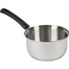 Gifi Casserole antiadhésive inox poignée bakélite noire Hot