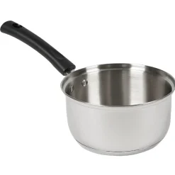 Gifi Casserole antiadhésive inox poignée bakélite noire Hot