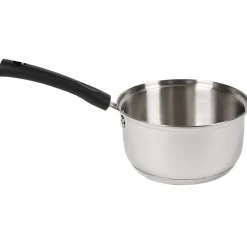 Gifi Casserole antiadhésive inox poignée bakélite noire Hot