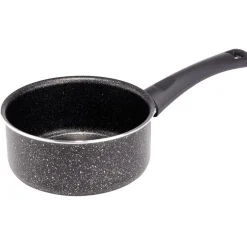 Gifi Casserole effet pierre antiadhérente noir Ø16xH7,5cm Hot