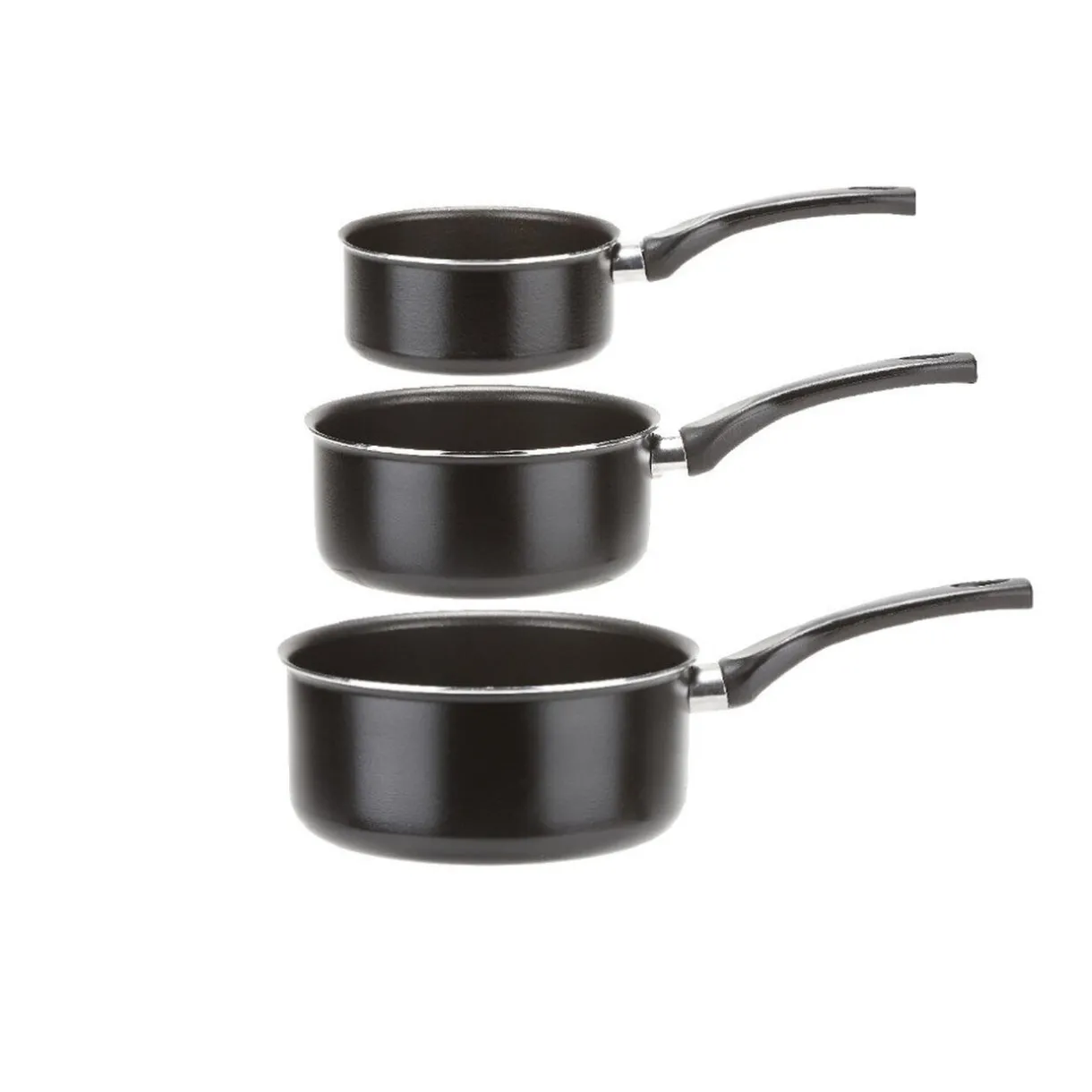 Gifi Casserole noire en aluminium x3 New