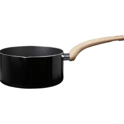 Gifi Casserole noire manche effet bois Ø 20 Best
