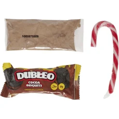 Gifi Chope en verre père Noël avec cookies et sucre d'orge Discount