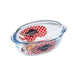 Gifi Cocotte ovale en verre transparent 4 L Hot