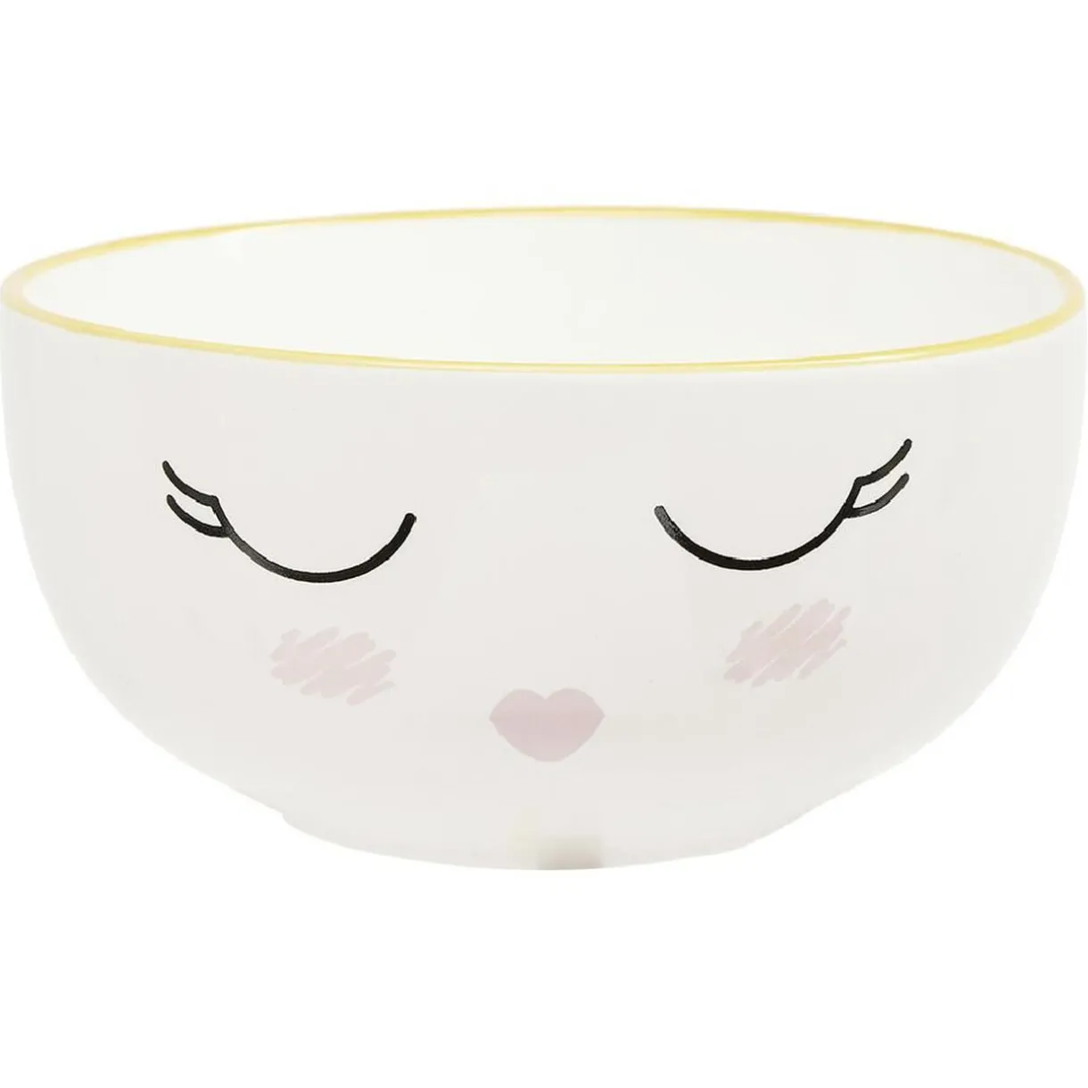 Gifi Coffret bol et mug en porcelaine sleepy rose