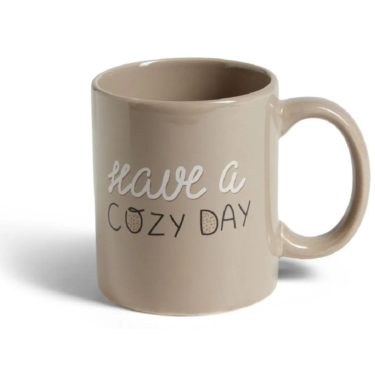 Gifi Coffret mug 330ml et bouillotte 600ml cosy beige
