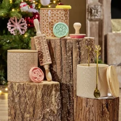 Gifi Coffret rouleau à pâtisserie à motif Noël New