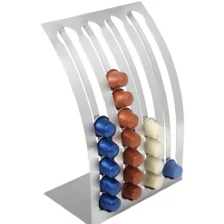 Gifi Colonne porte capsule à café gris