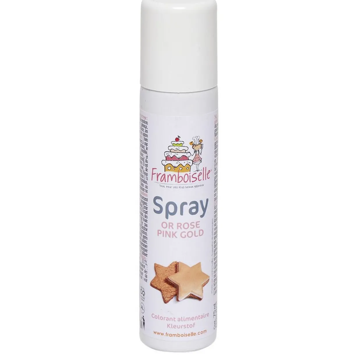 Gifi Colorant alimentaire spray rose doré 75 ml Discount