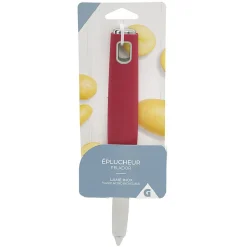 Gifi Économe inox manche plastique rouge Sale