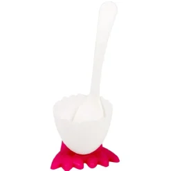 Gifi Coquetier en plastique forme oeuf x4